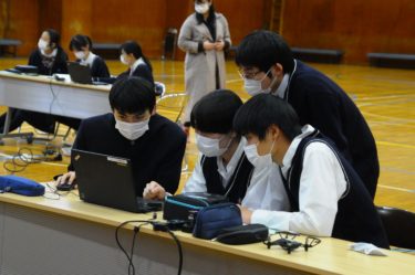 青森山田高等学校との高大連携プログラム「ドローンプログラミング実習」