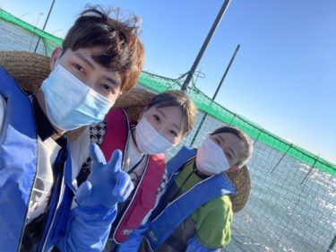 東京キャンパス学生が「海苔養殖復活」の社会活動に自主参加しました