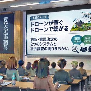 学術講習会　イラスト